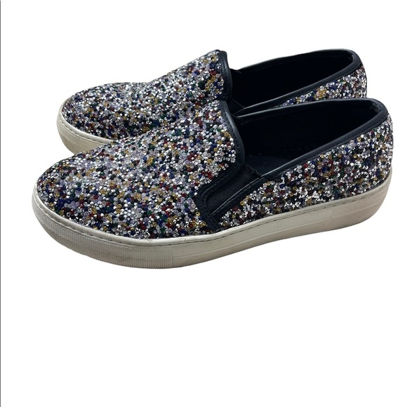 Steve Madden Gracious Slip On Shoes Sparkling Multicolored Jewel Rhinestones 7.5 - Picture 4 of 8